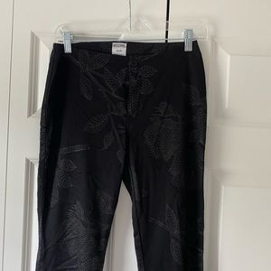 MOSCHINO jeans black patterned pants size 42 made in Italy